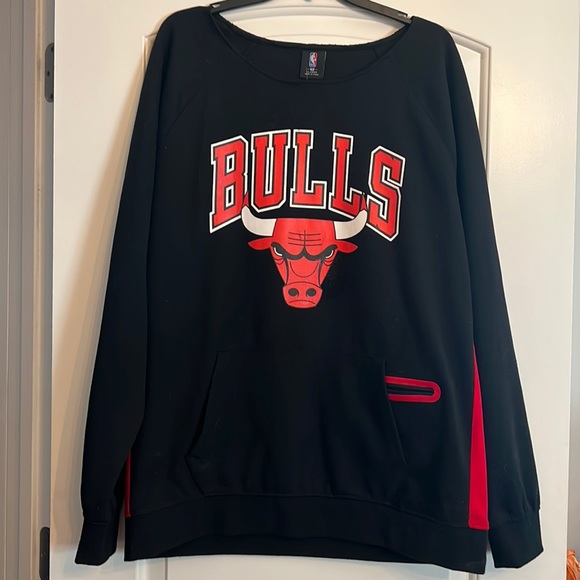 NBA Brand Chicago Bulls women's sweatshirt dress size XL - Picture 1 of 4